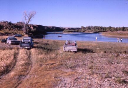 Green River near Big Piney.Courtesy of Jerry Smith, University of Michigan Museum of Zoology.