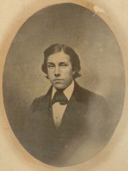 This portrait of Livingston Stone appears to have been taken before he grew his dundrearies and travelled to California.Photo courtesy of Becky McCue, granddaughter of Livingston Stone
