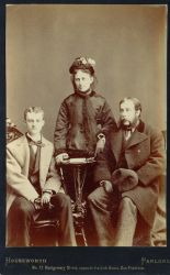This portrait of Livingston Stone, his wife Rebecca, and son Ned was taken by Thomas Houseworth, a famous San Francisco photographer.Photo courtesy of Becky McCue, granddaughter of Livingston Stone